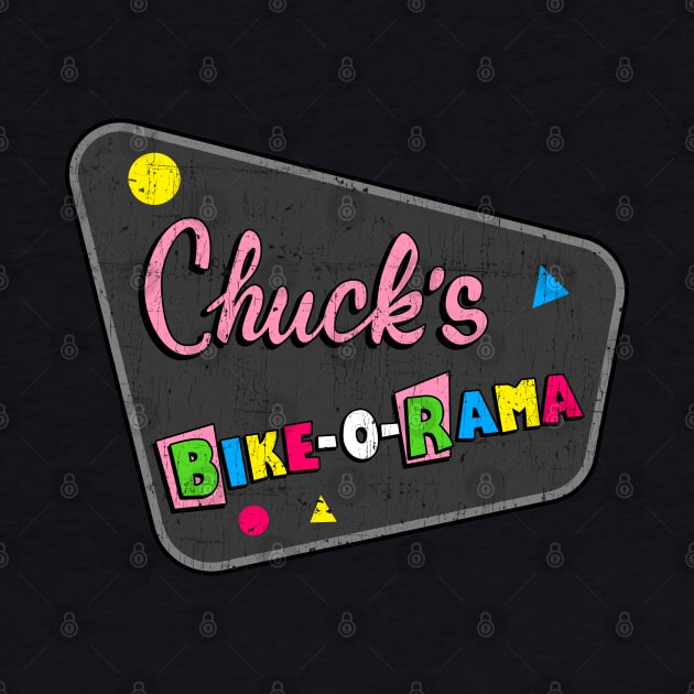 Chuck's Bike-O-Rama - Pee Wee Herman Bike Shop by Sachpica